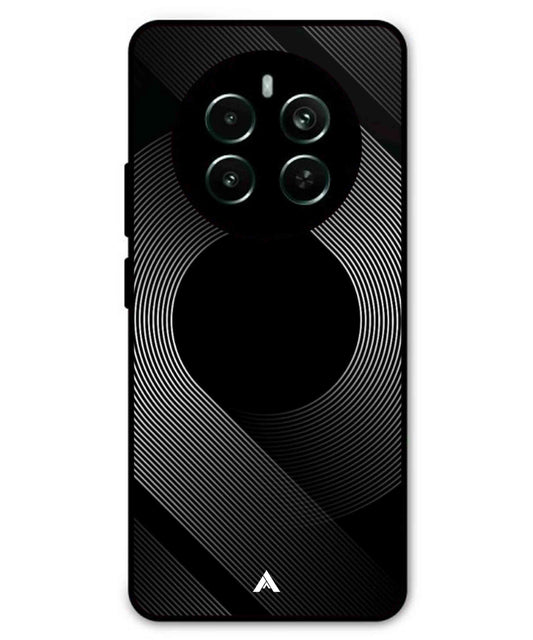 Stripe Pattern 14 Metal Back Cover Phone Case for Realme P1