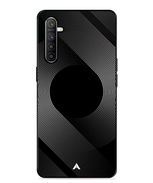 Stripe Pattern 14 Metal Back Cover Phone Case for Realme XT