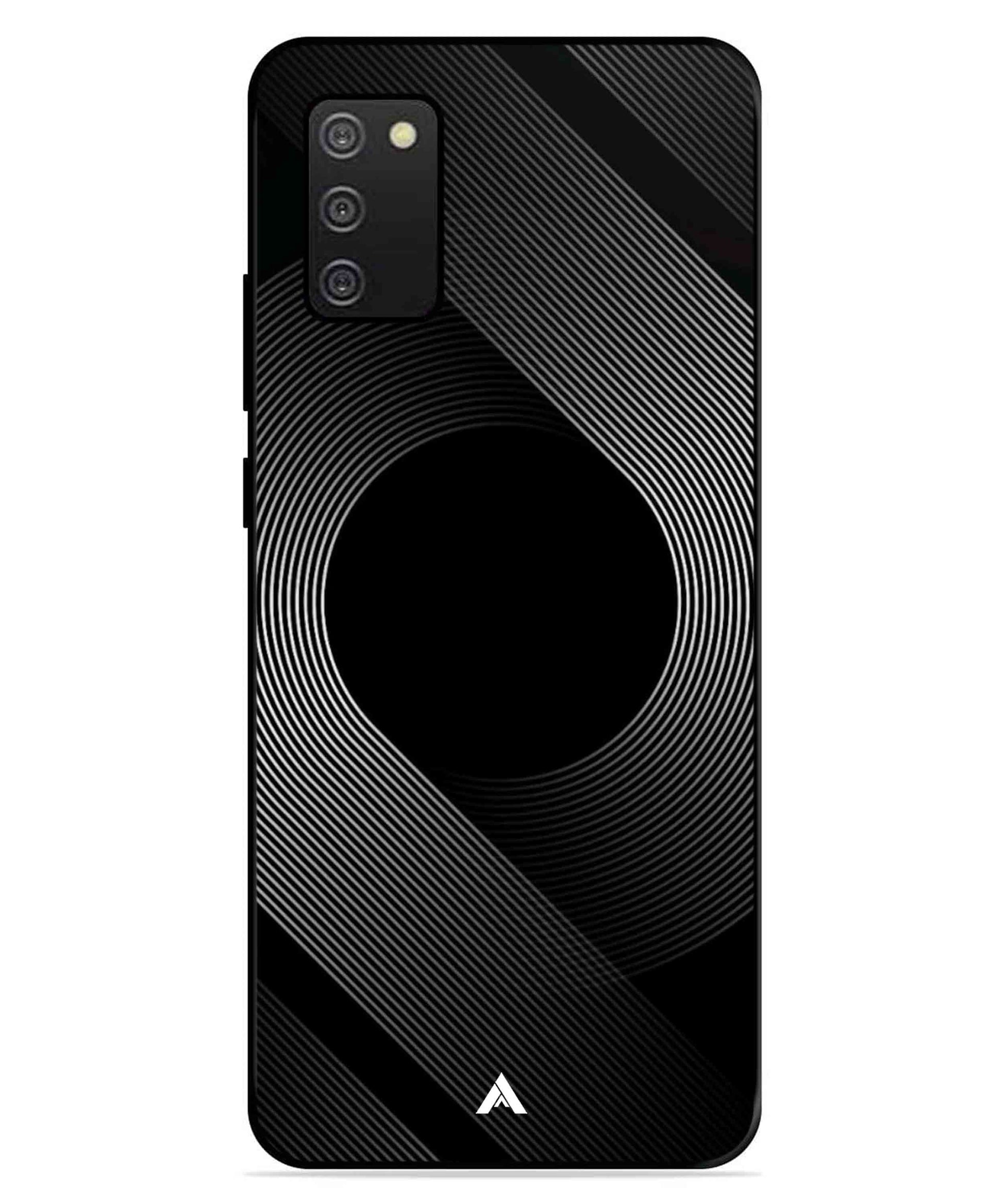 Stripe Pattern 14 Metal Back Cover Phone Case for Samsung Galaxy A03s