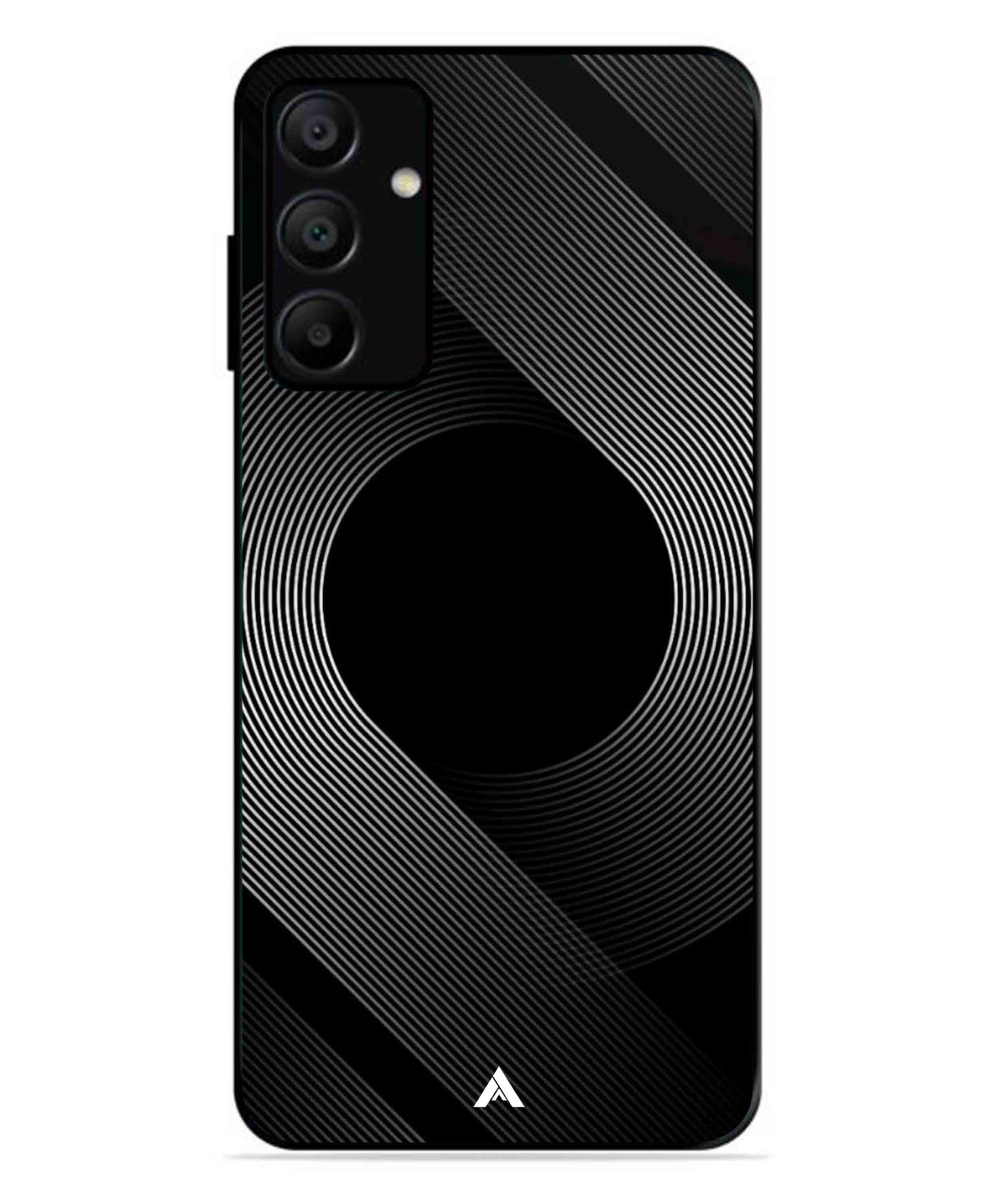 Stripe Pattern 14 Metal Back Cover Phone Case for Samsung Galaxy A15 5G