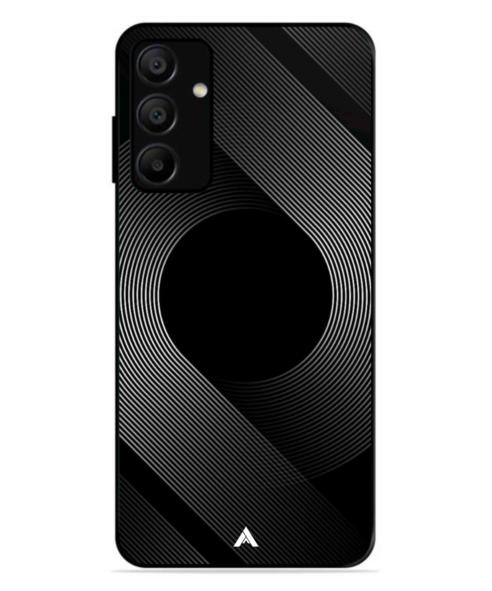 Stripe Pattern 14 Metal Back Cover Phone Case for Samsung Galaxy A15 5G