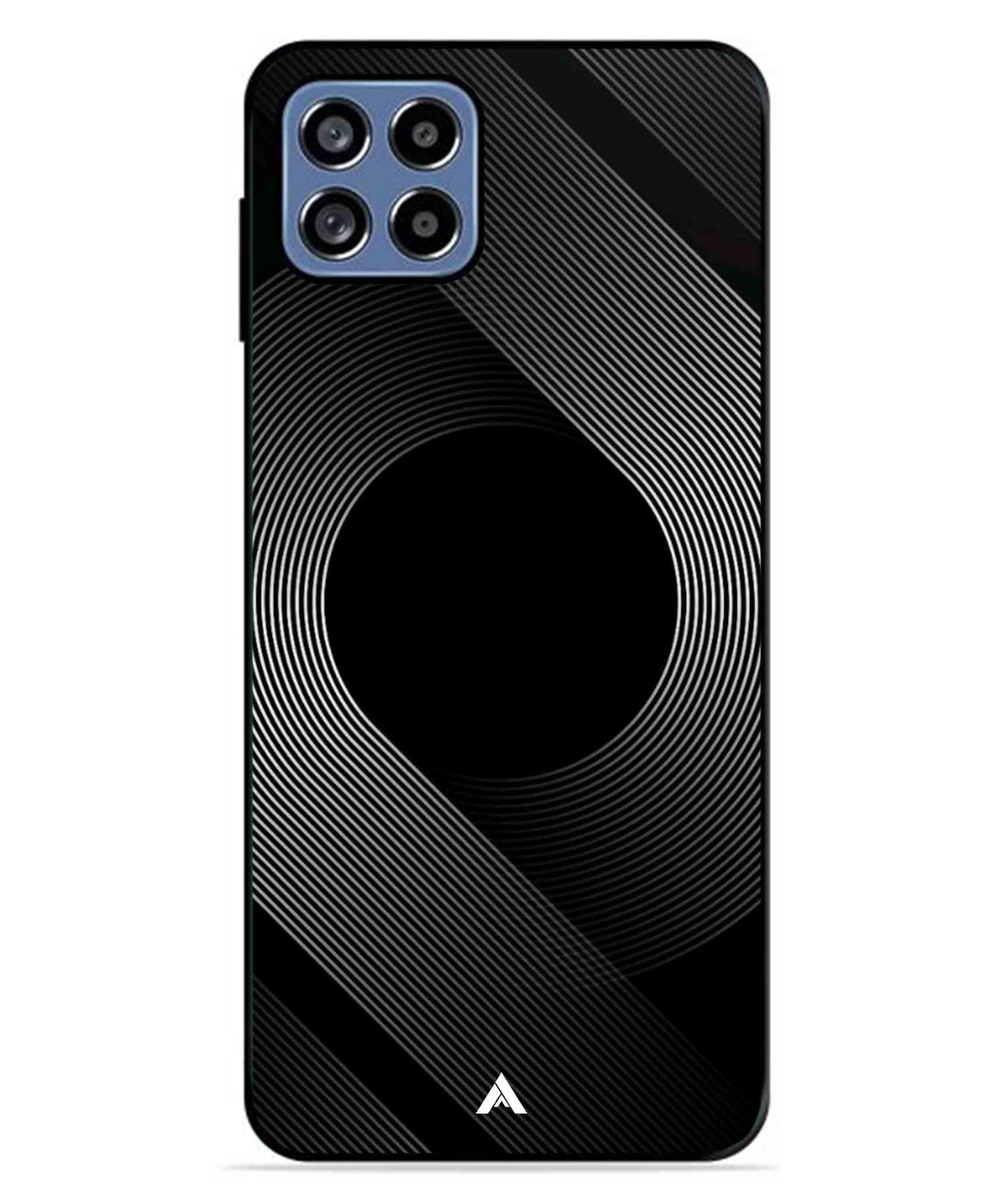 Stripe Pattern 14 Metal Back Cover Phone Case for Samsung Galaxy A22 5G