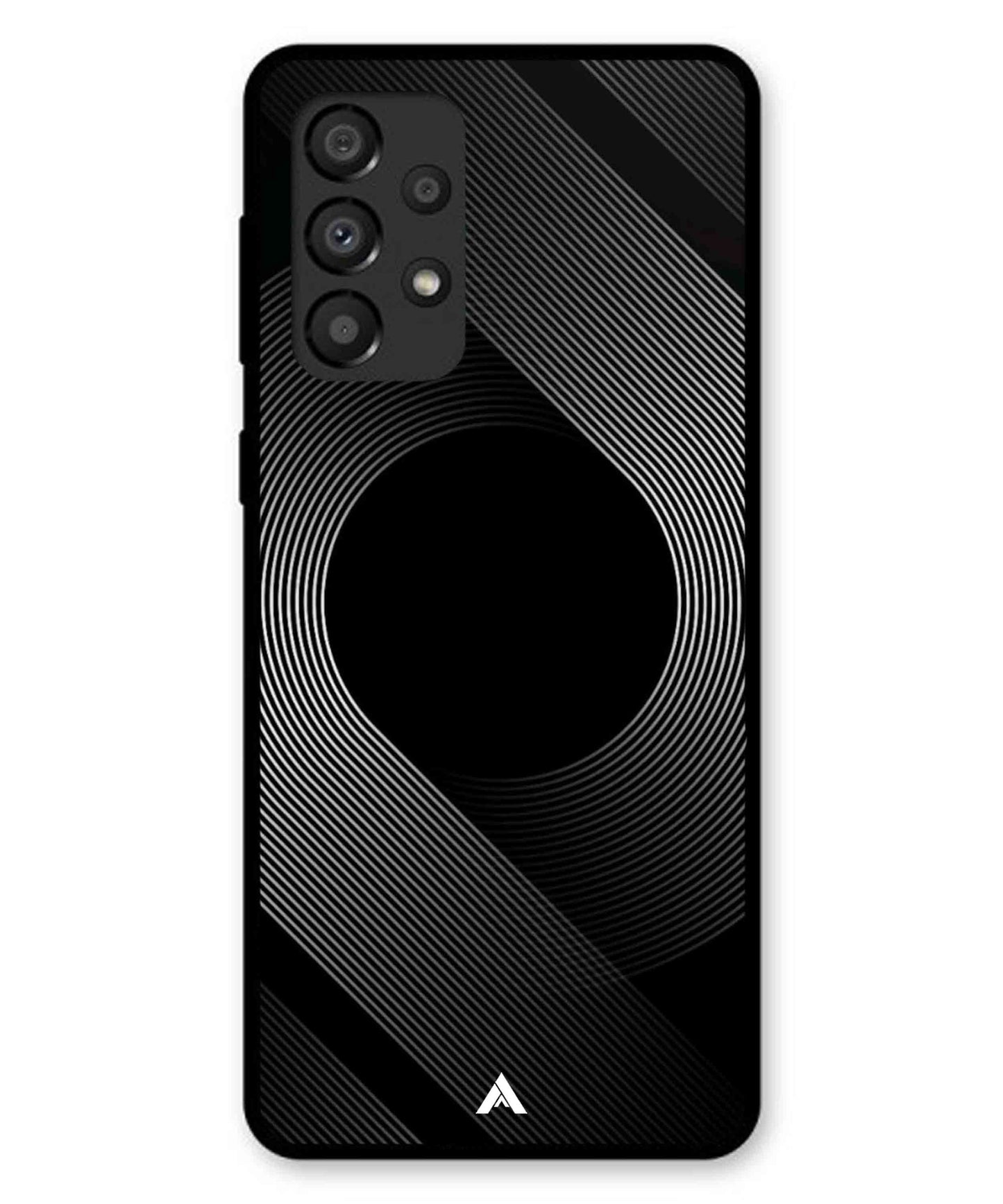 Stripe Pattern 14 Metal Back Cover Phone Case for Samsung Galaxy A33 5G
