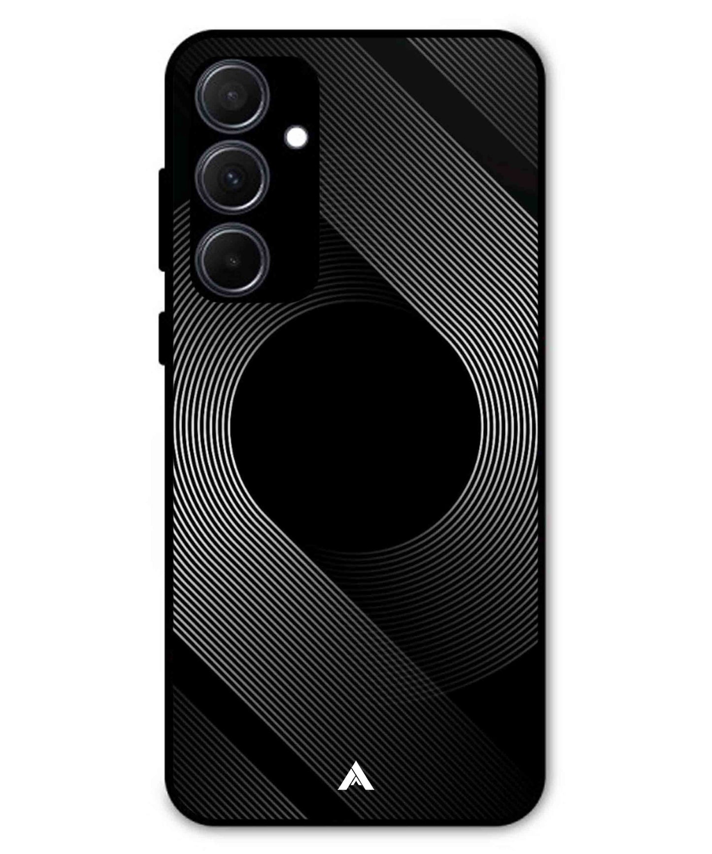 Stripe Pattern 14 Metal Back Cover Phone Case for Samsung Galaxy A35