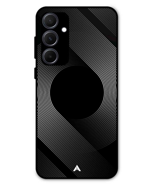 Stripe Pattern 14 Metal Back Cover Phone Case for Samsung Galaxy A35