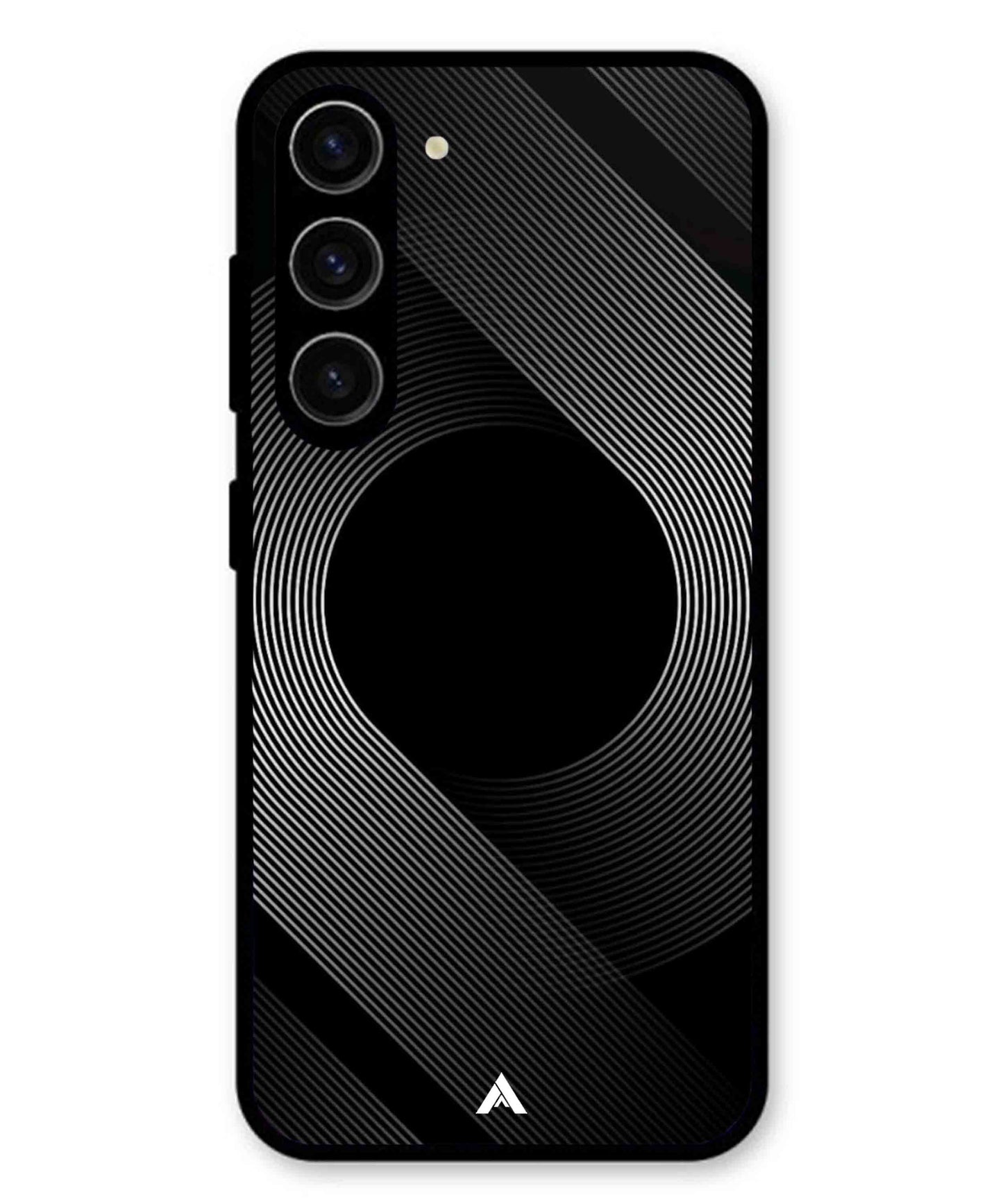 Stripe Pattern 14 Metal Back Cover Phone Case for Samsung Galaxy A36