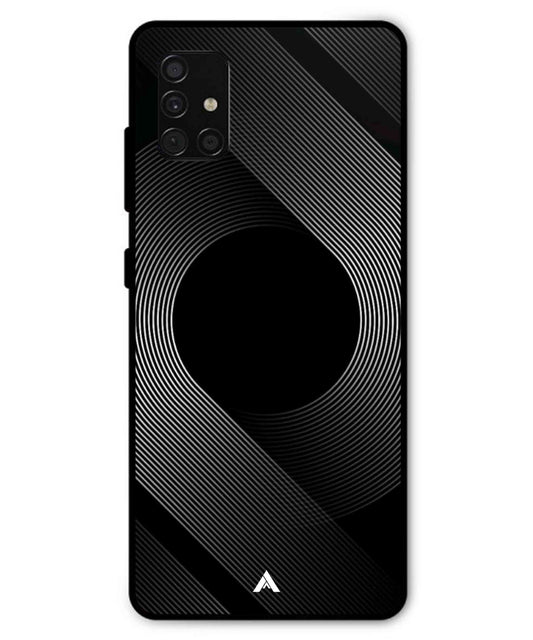 Stripe Pattern 14 Metal Back Cover Phone Case for Samsung Galaxy A51