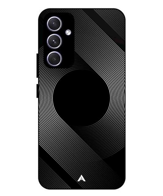 Stripe Pattern 14 Metal Back Cover Phone Case for Samsung Galaxy A54