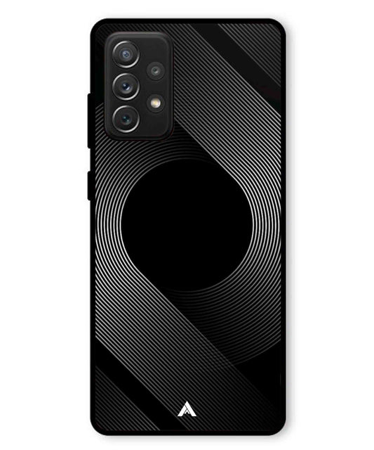 Stripe Pattern 14 Metal Back Cover Phone Case for Samsung Galaxy A72