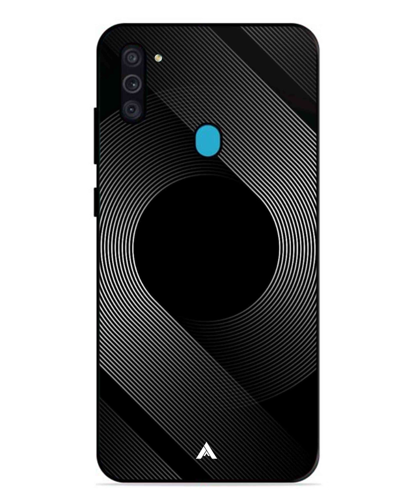 Stripe Pattern 14 Metal Back Cover Phone Case for Samsung Galaxy F11
