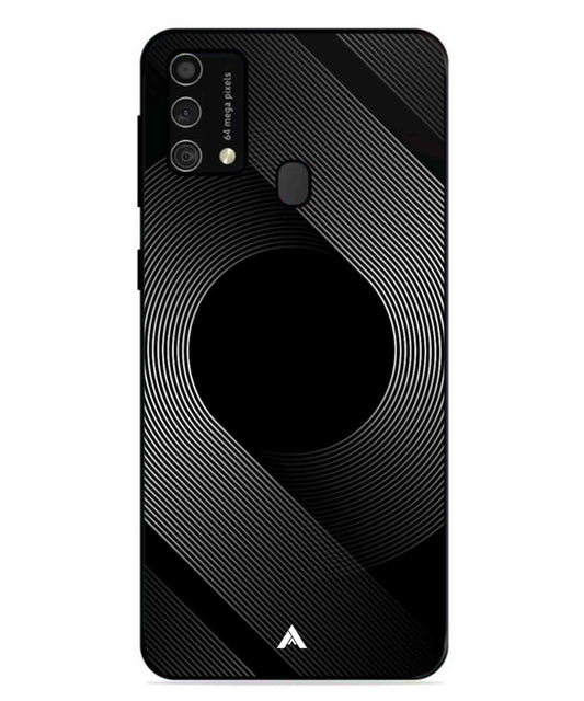 Stripe Pattern 14 Metal Back Cover Phone Case for Samsung Galaxy F41