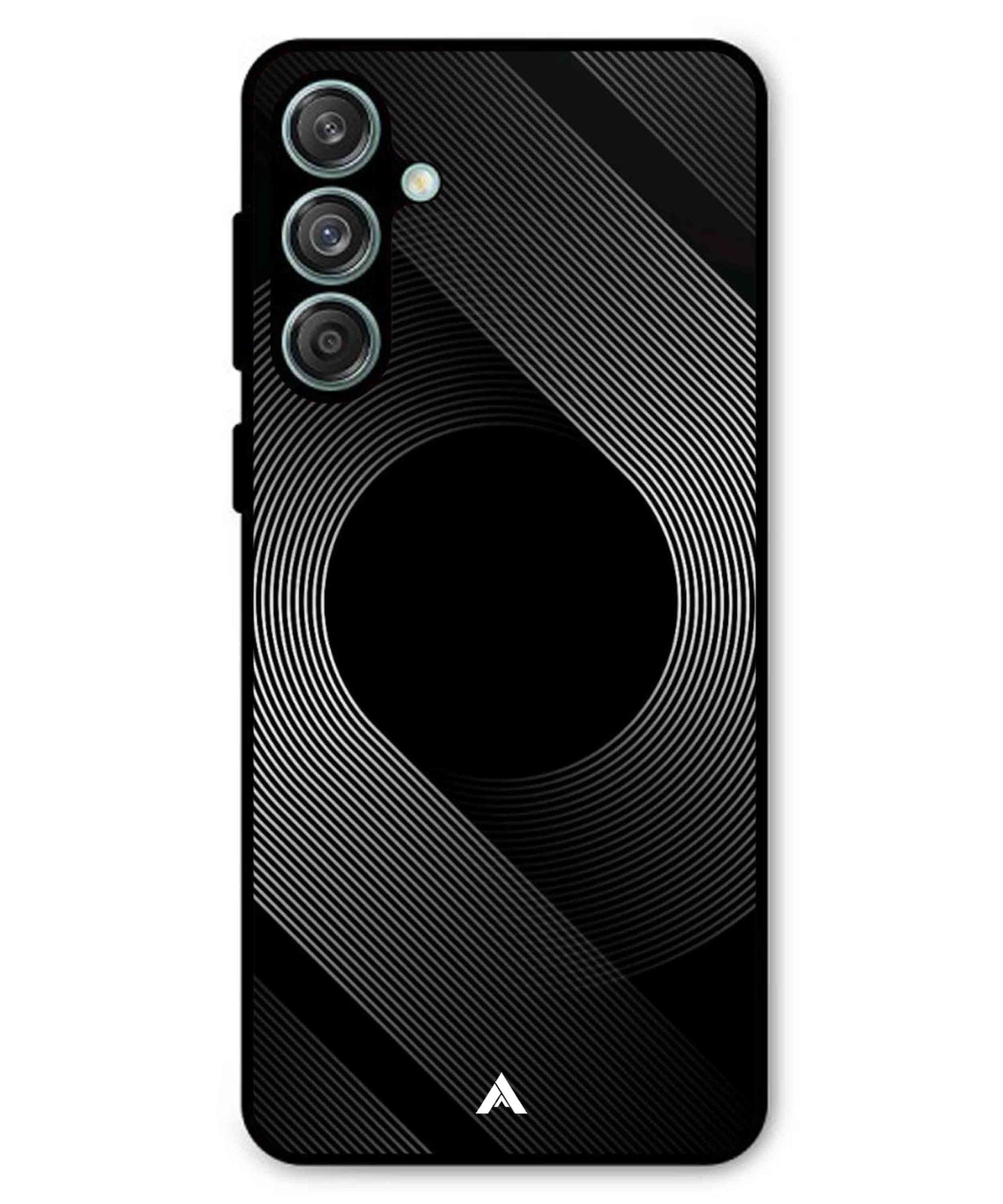 Stripe Pattern 14 Metal Back Cover Phone Case for Samsung Galaxy F55