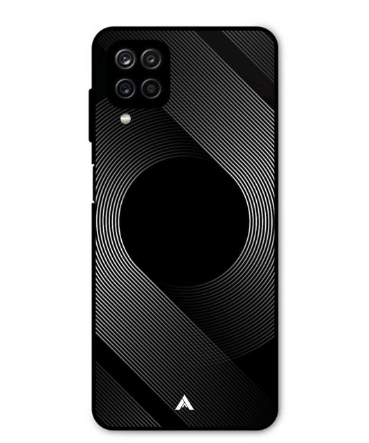 Stripe Pattern 14 Metal Back Cover Phone Case for Samsung Galaxy M12