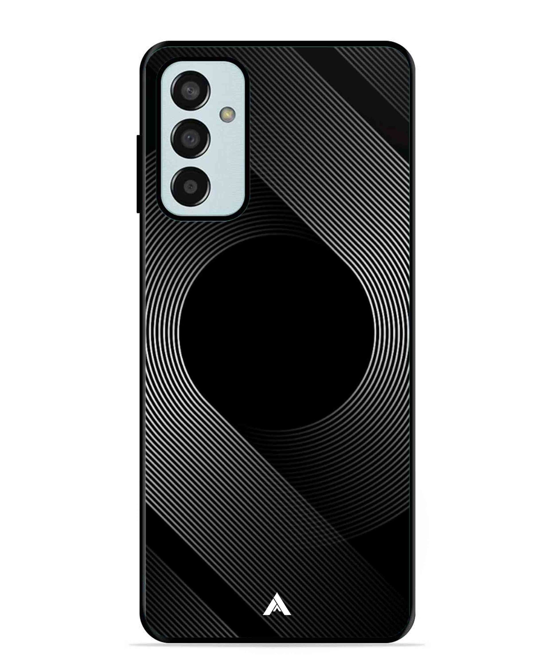 Stripe Pattern 14 Metal Back Cover Phone Case for Samsung Galaxy M13 4G