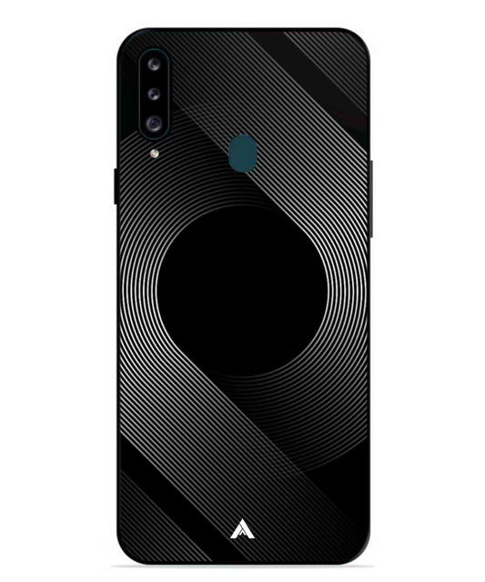 Stripe Pattern 14 Metal Back Cover Phone Case for Samsung Galaxy M30