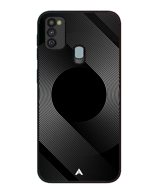 Stripe Pattern 14 Metal Back Cover Phone Case for Samsung Galaxy M30s