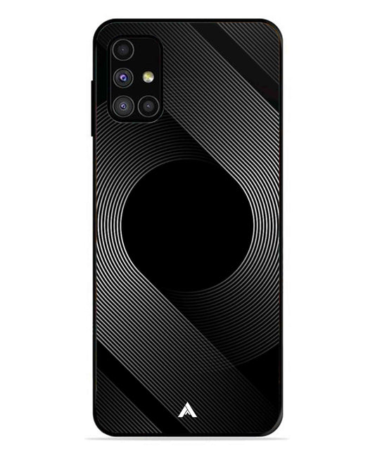 Stripe Pattern 14 Metal Back Cover Phone Case for Samsung Galaxy M31s