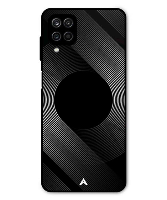 Stripe Pattern 14 Metal Back Cover Phone Case for Samsung Galaxy M32 4G