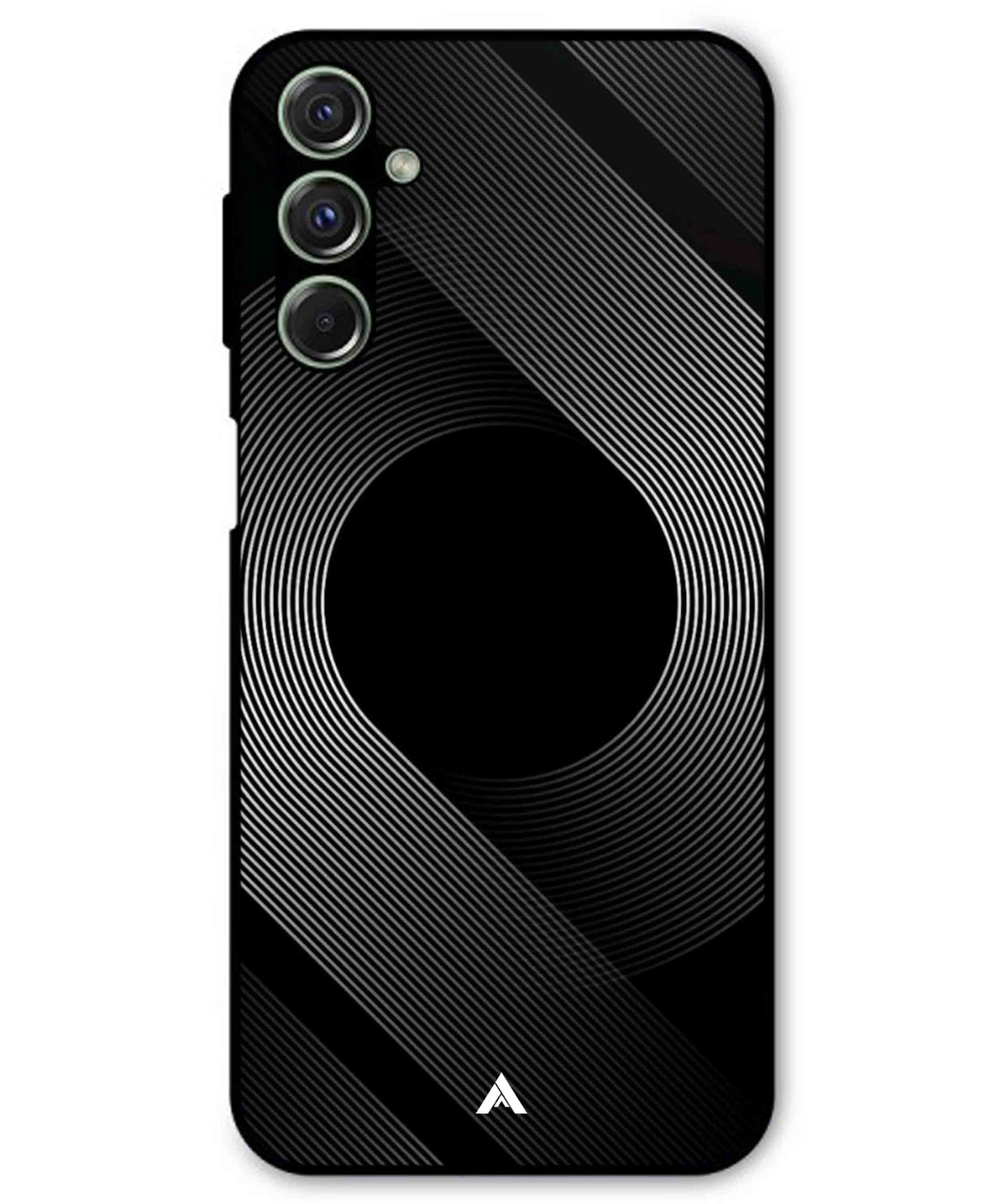 Stripe Pattern 14 Metal Back Cover Phone Case for Samsung Galaxy M34