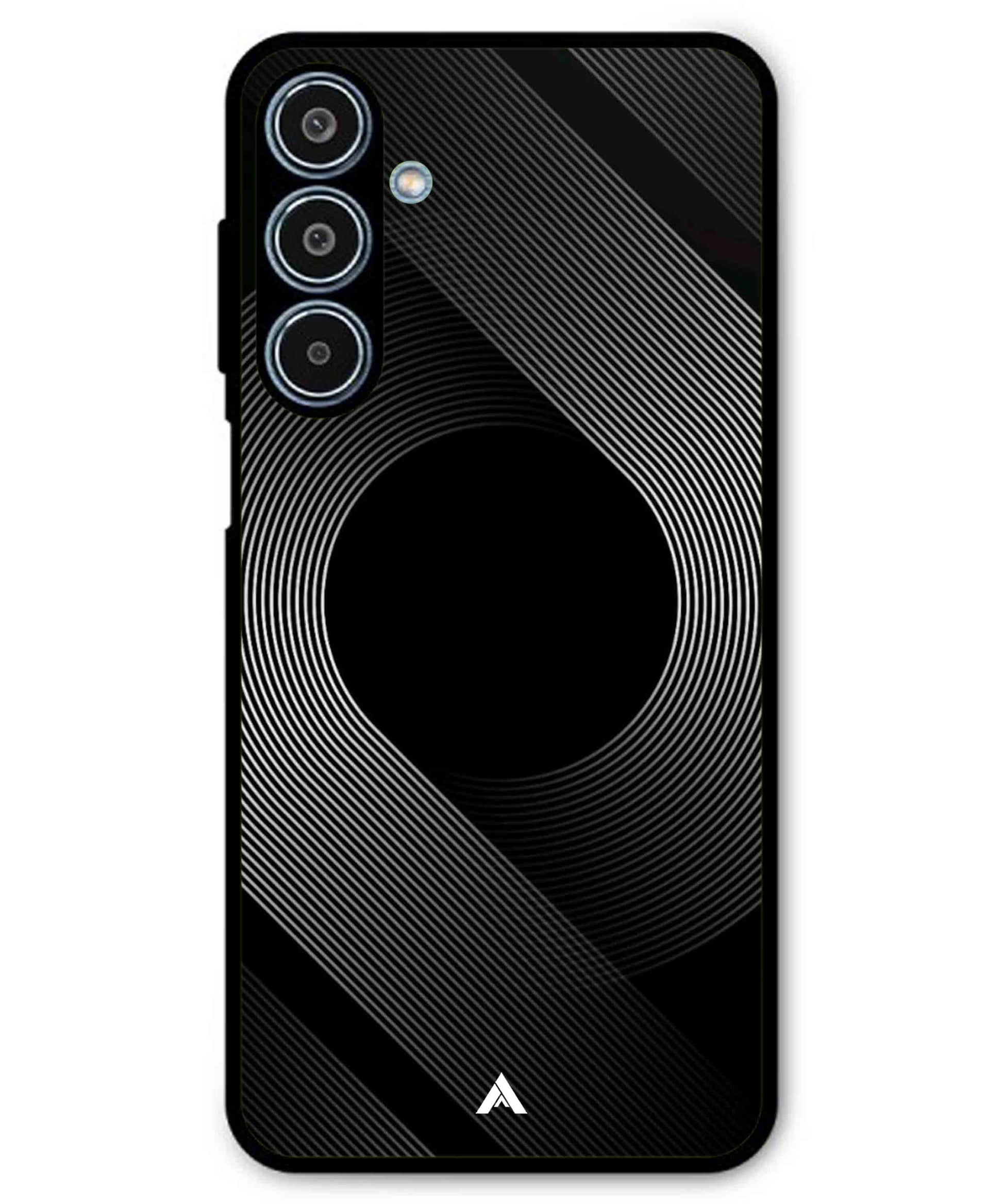 Stripe Pattern 14 Metal Back Cover Phone Case for Samsung Galaxy M35