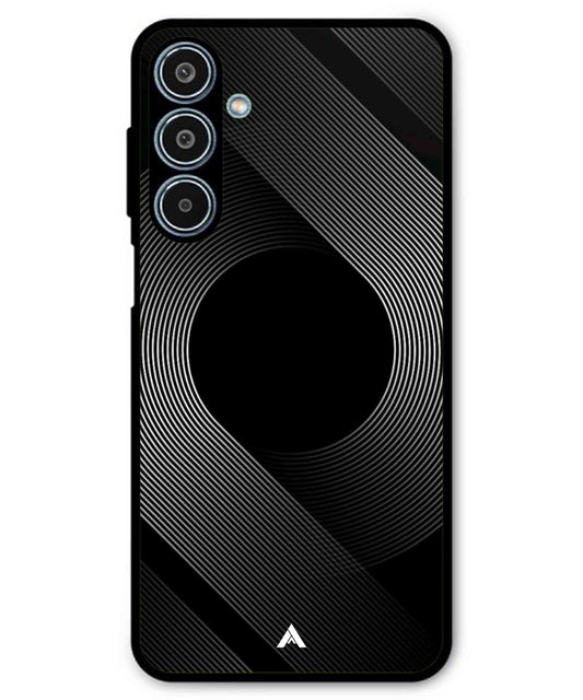 Stripe Pattern 14 Metal Back Cover Phone Case for Samsung Galaxy M35