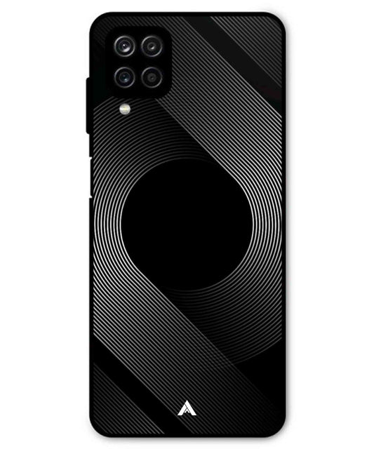 Stripe Pattern 14 Metal Back Cover Phone Case for Samsung Galaxy M42