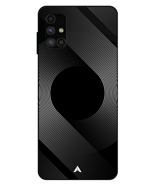 Stripe Pattern 14 Metal Back Cover Phone Case for Samsung Galaxy M51