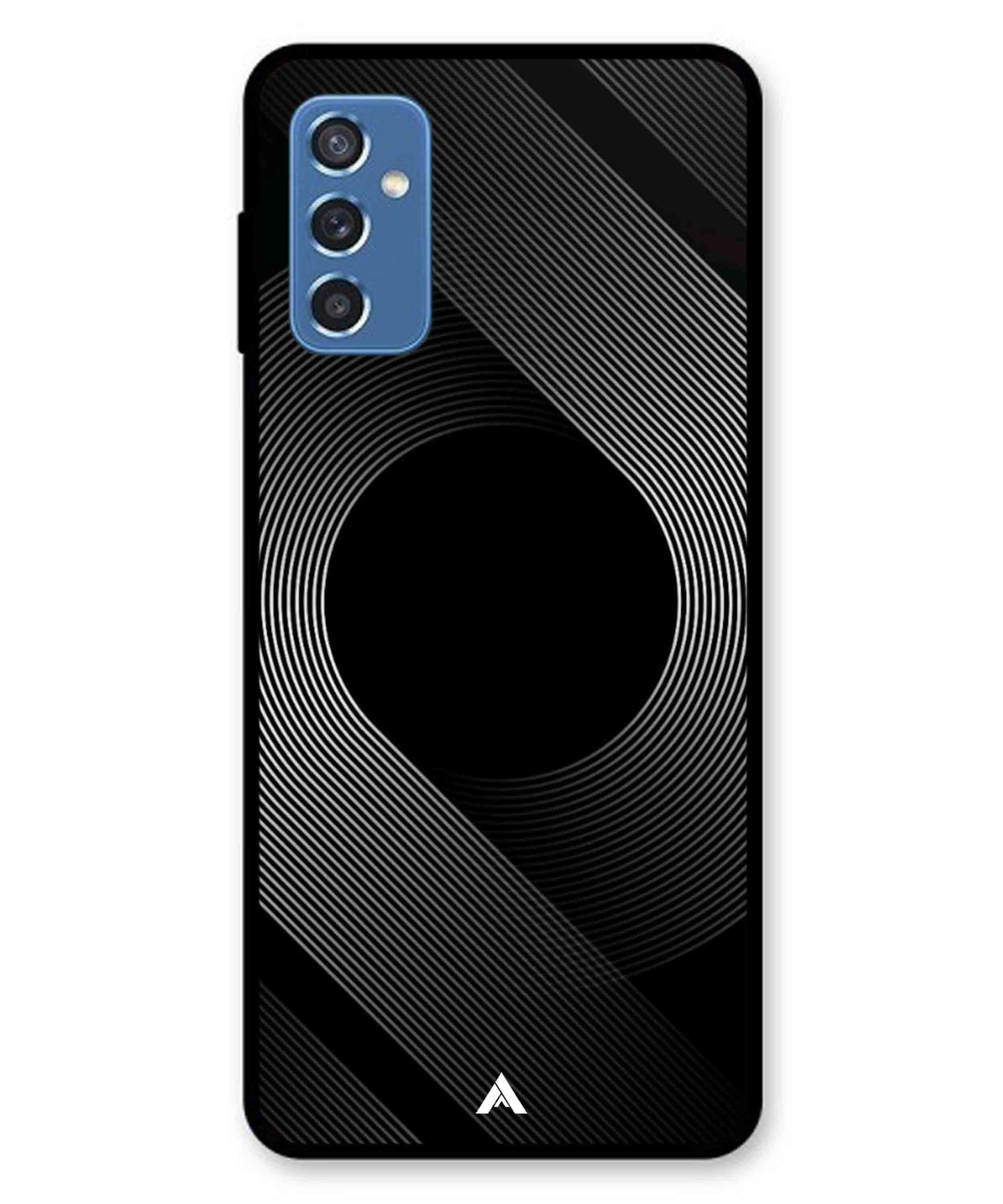 Stripe Pattern 14 Metal Back Cover Phone Case for Samsung Galaxy M52