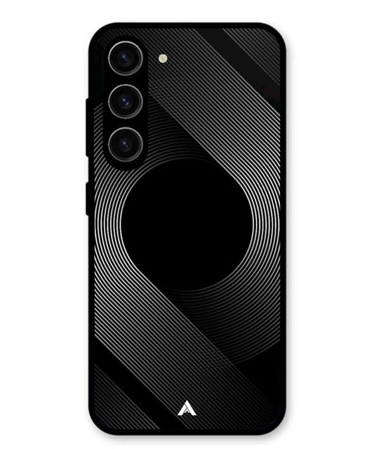 Stripe Pattern 14 Metal Back Cover Phone Case for Samsung Galaxy S24