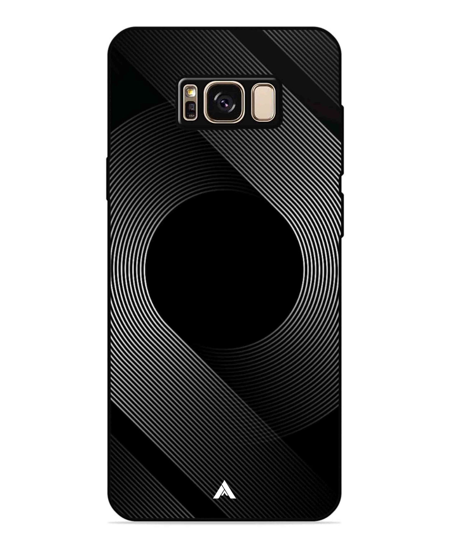Stripe Pattern 14 Metal Back Cover Phone Case for Samsung Galaxy S8 Plus