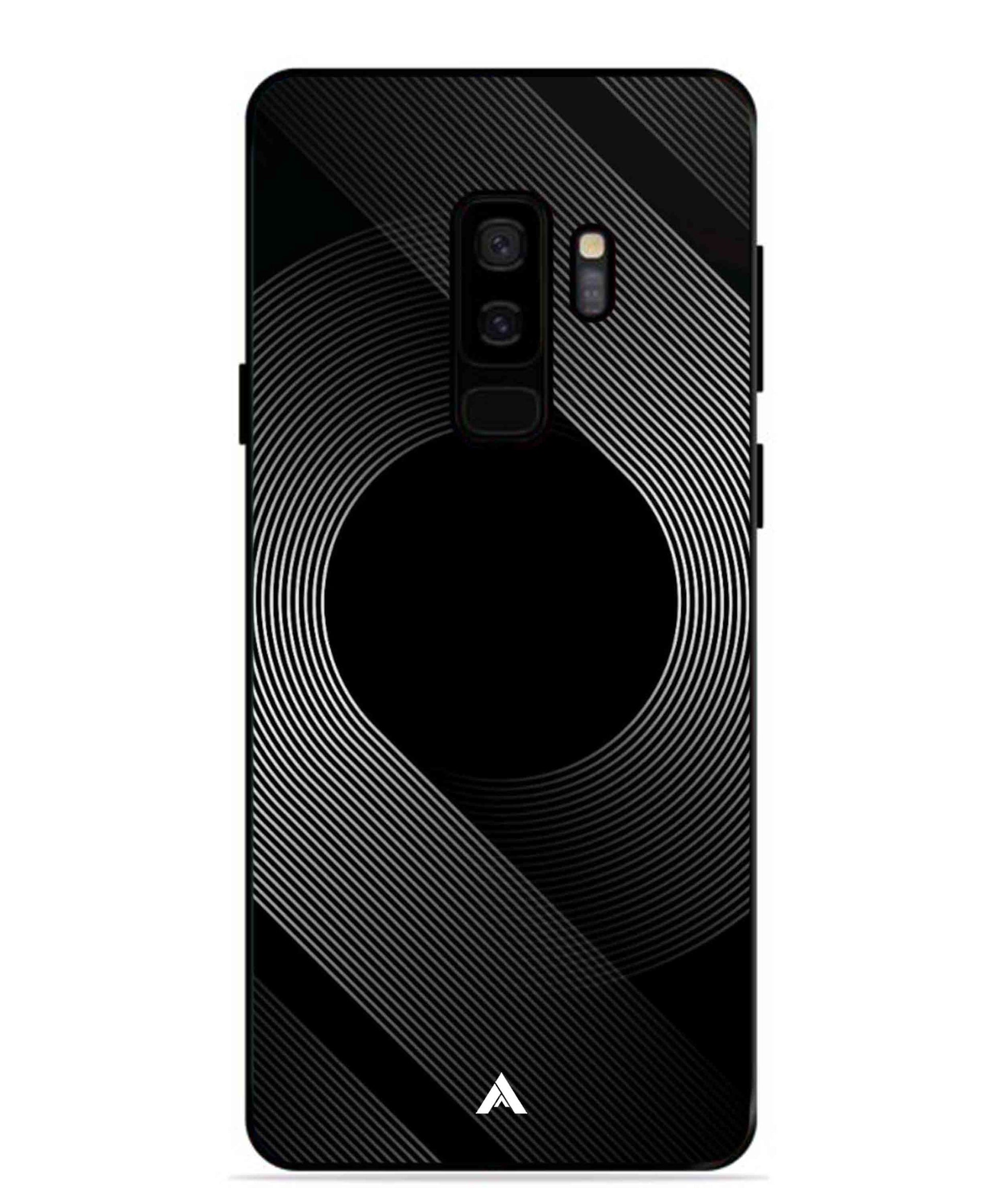 Stripe Pattern 14 Metal Back Cover Phone Case for Samsung Galaxy S9 Plus