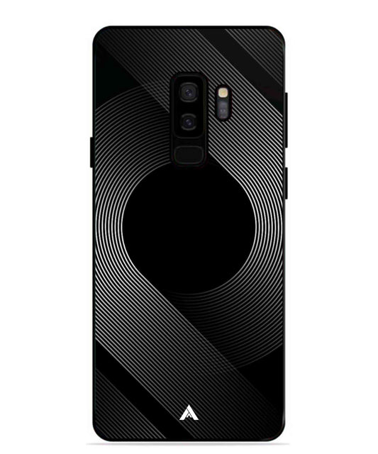 Stripe Pattern 14 Metal Back Cover Phone Case for Samsung Galaxy S9 Plus