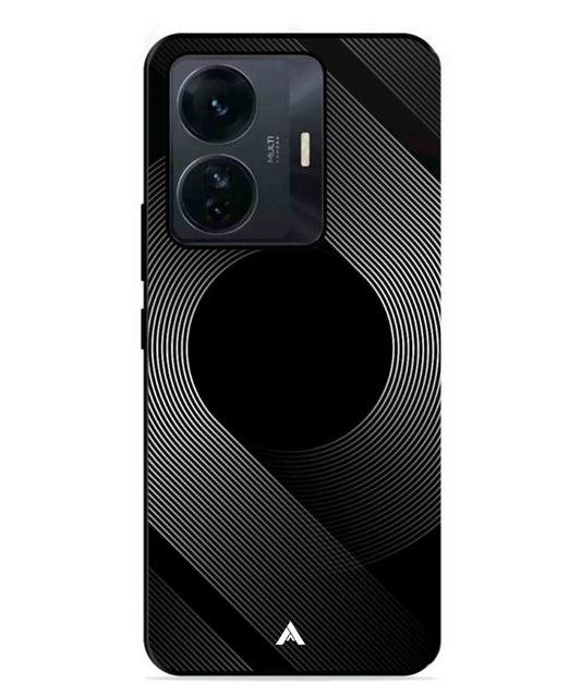 Stripe Pattern 14 Metal Back Cover Phone Case for Vivo T1 Pro