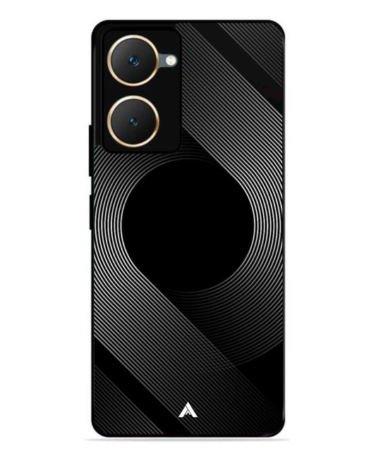 Stripe Pattern 14 Metal Back Cover Phone Case for Vivo T3 Lite