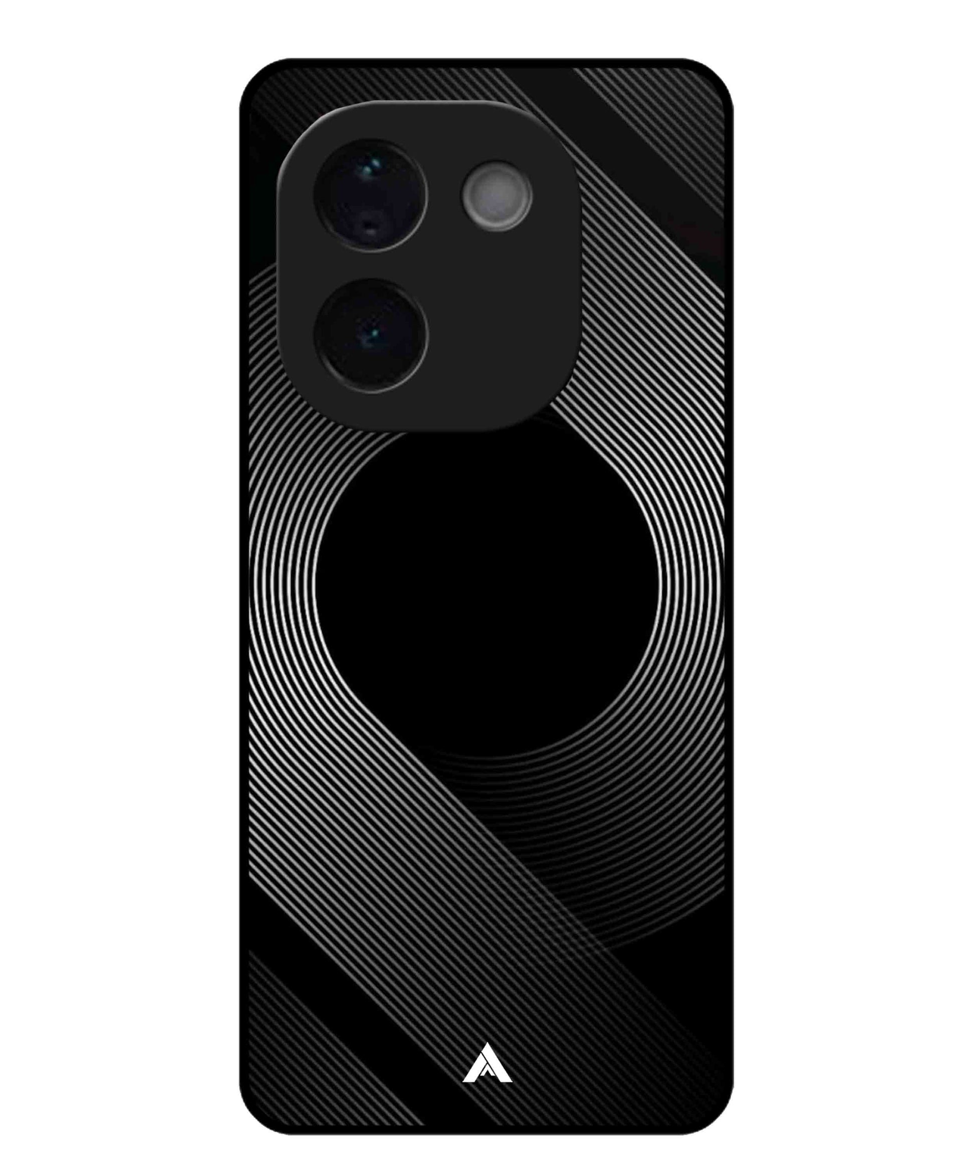 Stripe Pattern 14 Metal Back Cover Phone Case for Vivo T3 Pro