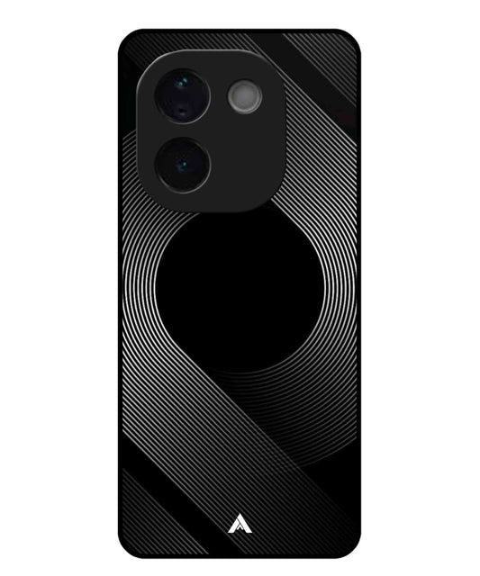 Stripe Pattern 14 Metal Back Cover Phone Case for Vivo T3 Pro