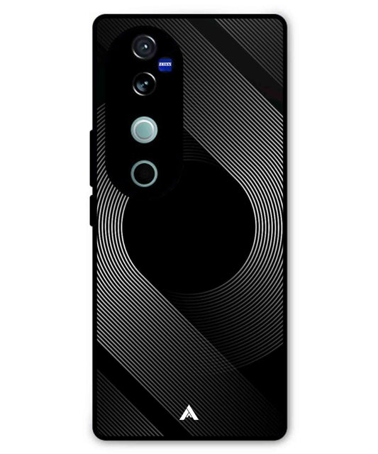 Stripe Pattern 14 Metal Back Cover Phone Case for Vivo T3 Ultra