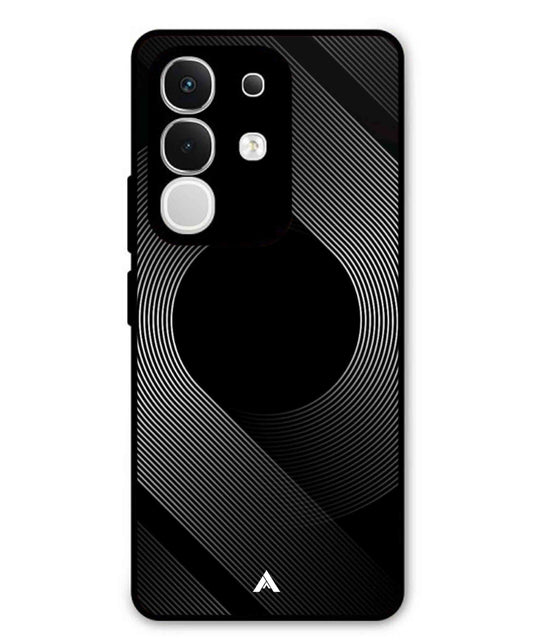 Stripe Pattern 14 Metal Back Cover Phone Case for Vivo T4X