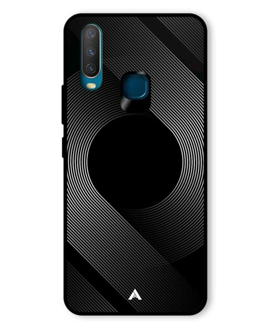 Stripe Pattern 14 Metal Back Cover Phone Case for Vivo U10