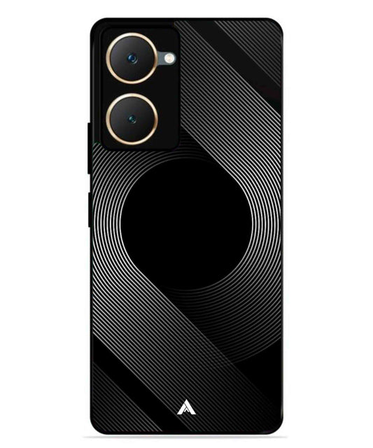 Stripe Pattern 14 Metal Back Cover Phone Case for Vivo Y18