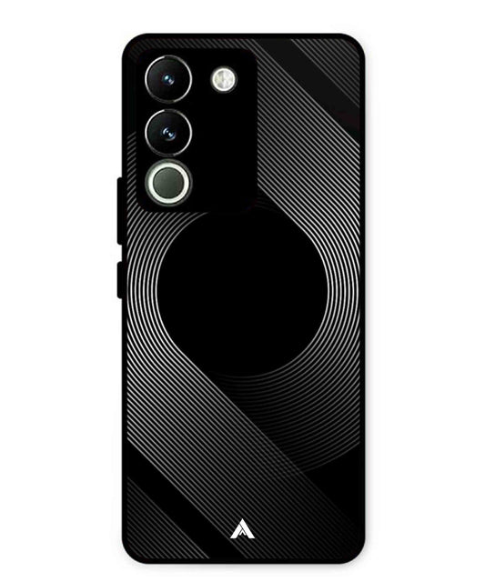 Stripe Pattern 14 Metal Back Cover Phone Case for Vivo Y200