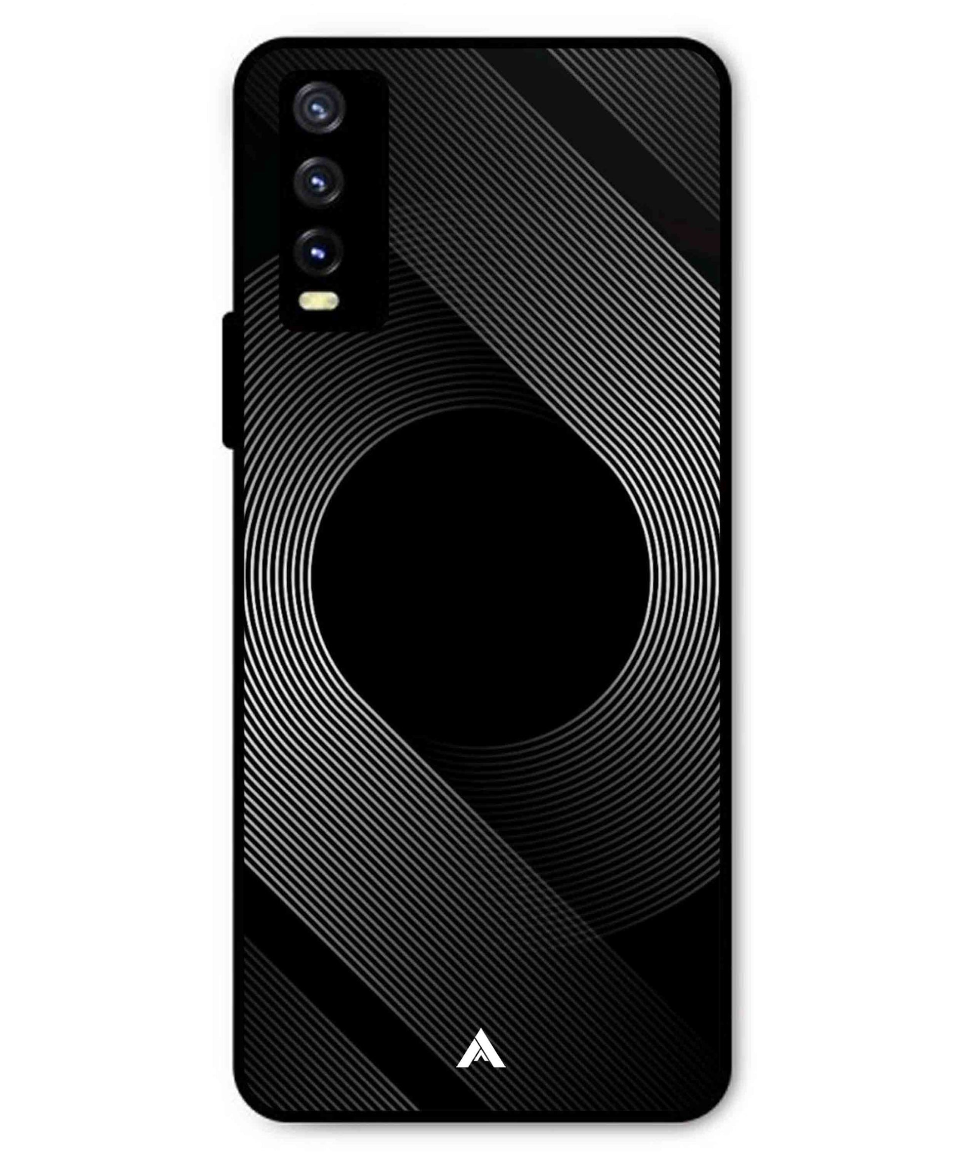 Stripe Pattern 14 Metal Back Cover Phone Case for Vivo Y20a