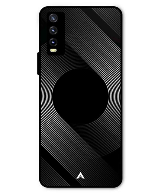 Stripe Pattern 14 Metal Back Cover Phone Case for Vivo Y20a