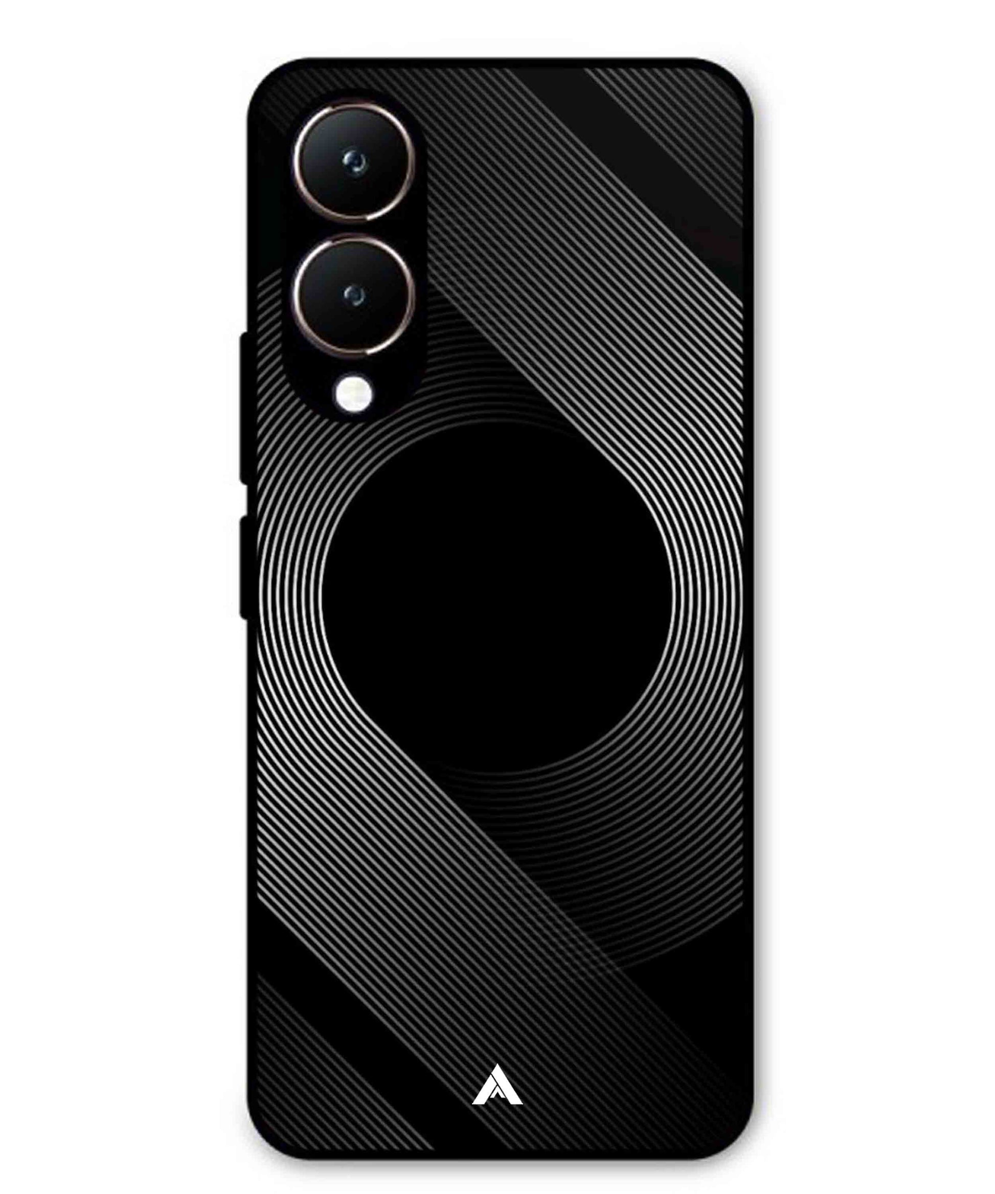 Stripe Pattern 14 Metal Back Cover Phone Case for Vivo Y28