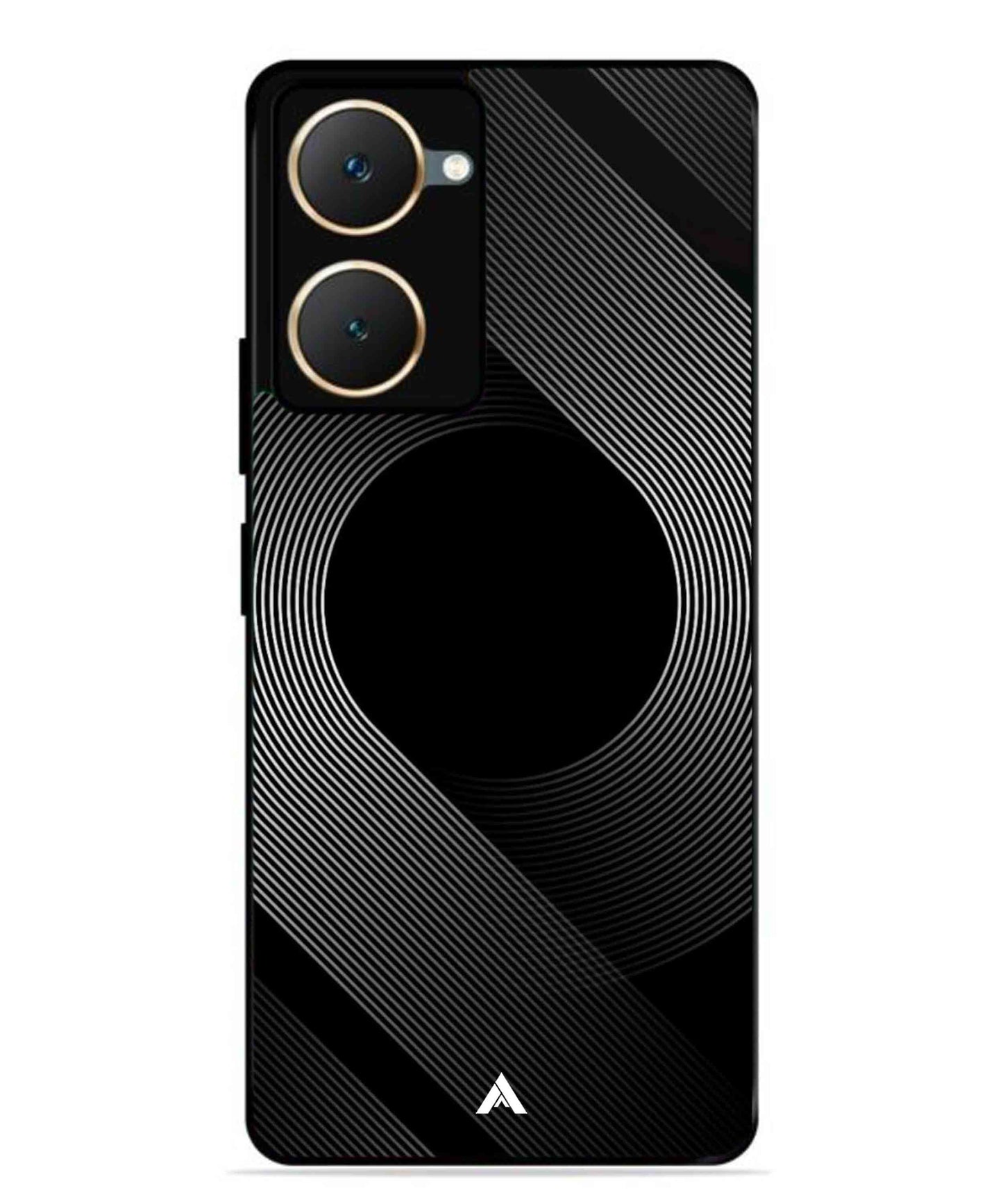 Stripe Pattern 14 Metal Back Cover Phone Case for Vivo Y28s