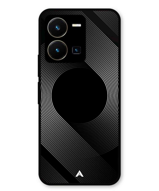 Stripe Pattern 14 Metal Back Cover Phone Case for Vivo Y35