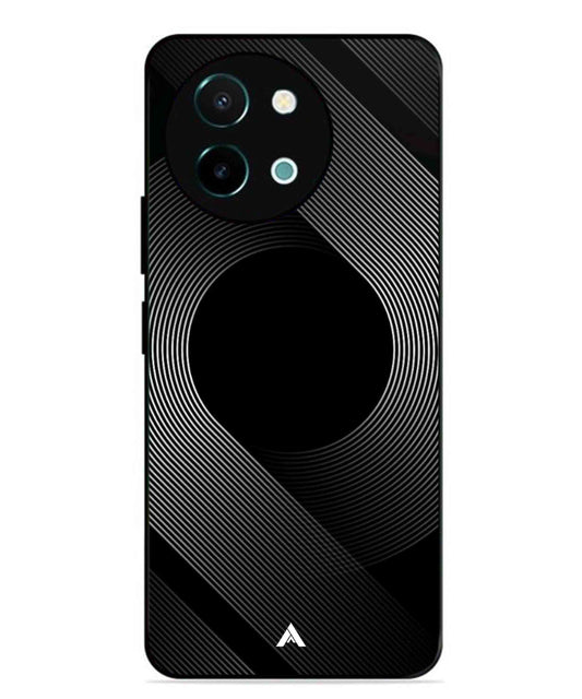 Stripe Pattern 14 Metal Back Cover Phone Case for Vivo Y58