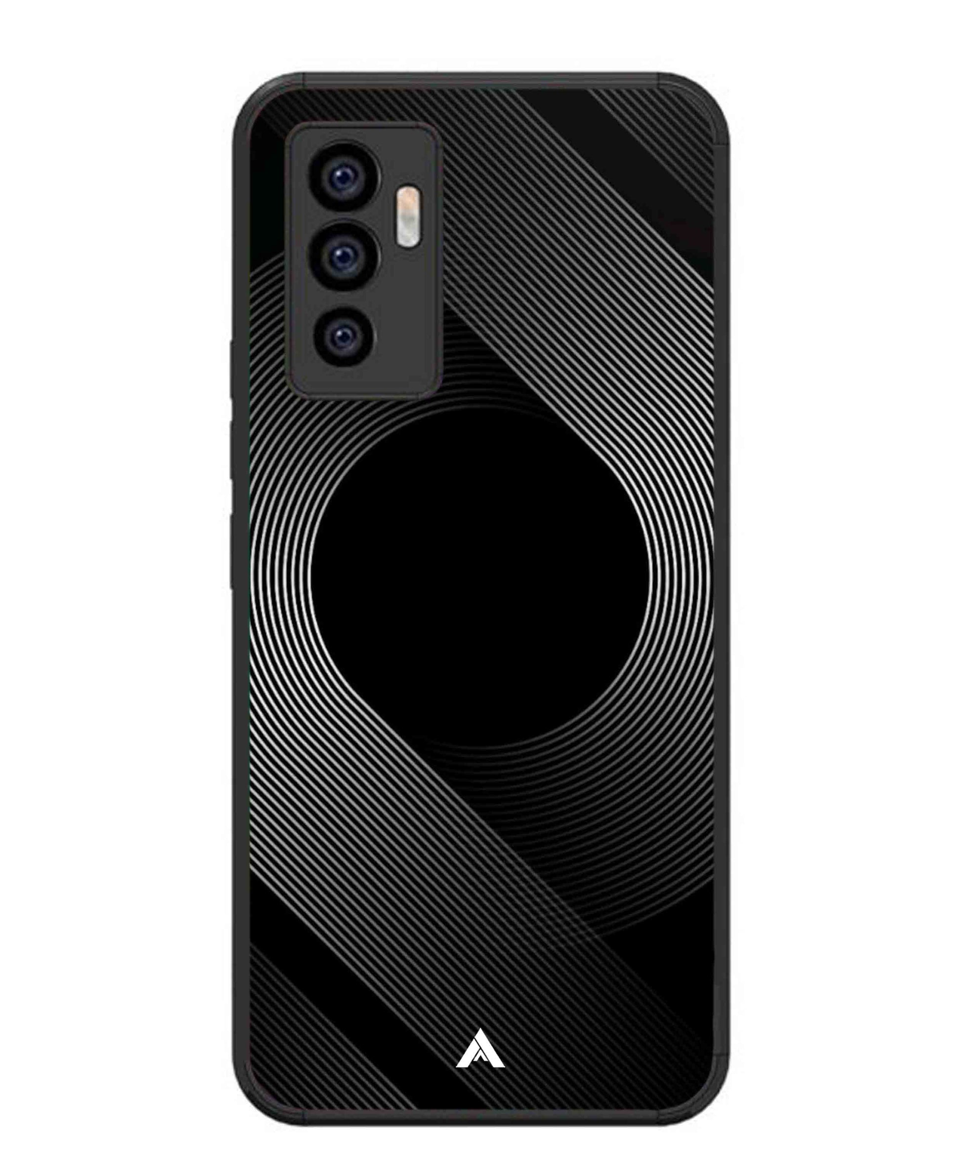 Stripe Pattern 14 Metal Back Cover Phone Case for Vivo Y75 4G