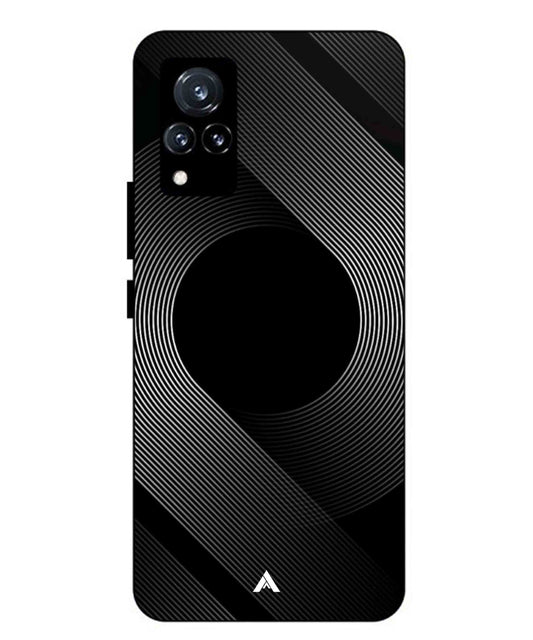 Stripe Pattern 14 Metal Back Cover Phone Case for Vivo v21