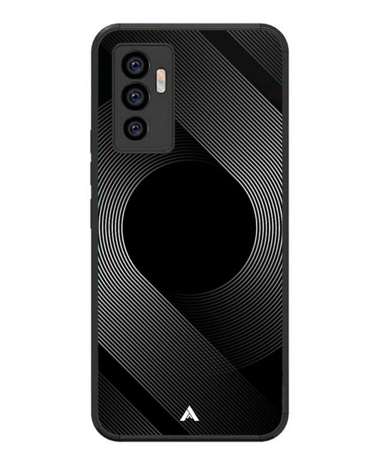 Stripe Pattern 14 Metal Back Cover Phone Case for Vivo v23e